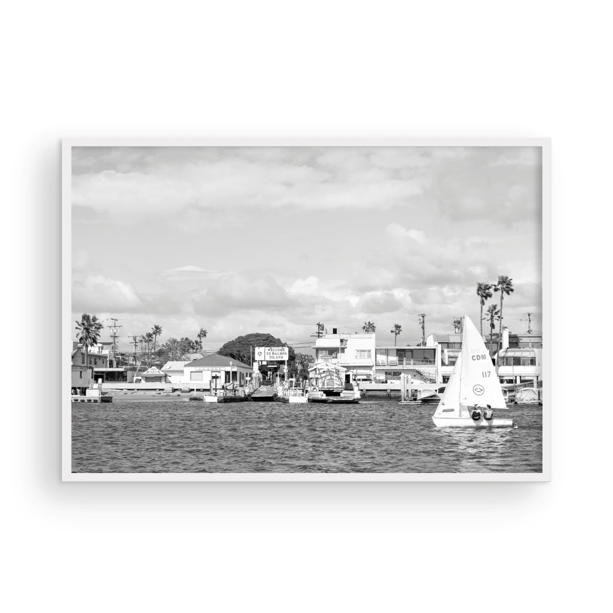 Balboa Island, One: Monochrome