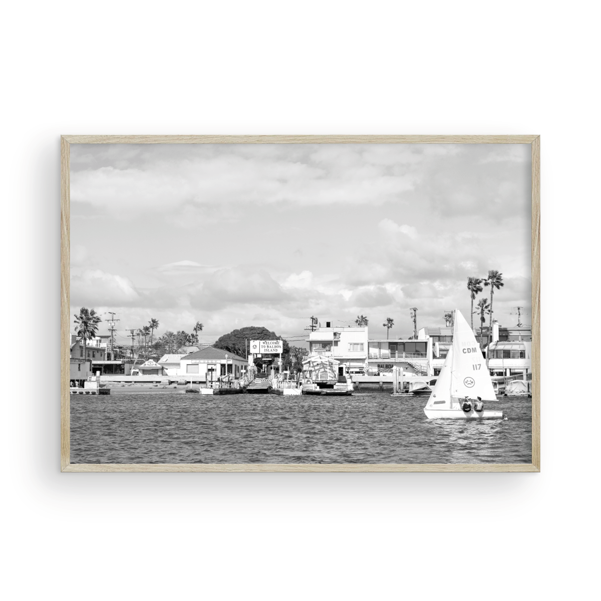 Balboa Island, One: Monochrome
