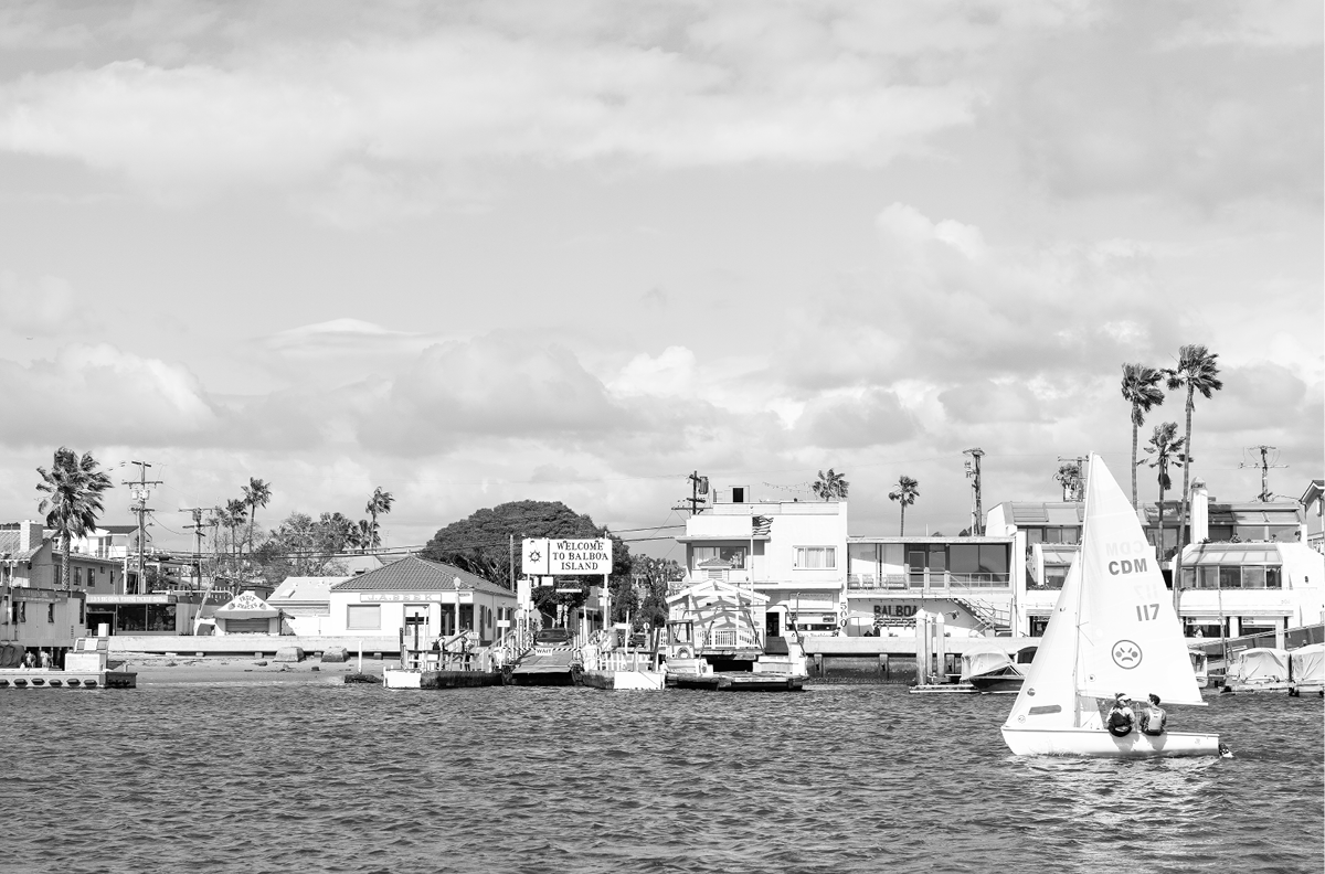 Balboa Island, One: Monochrome