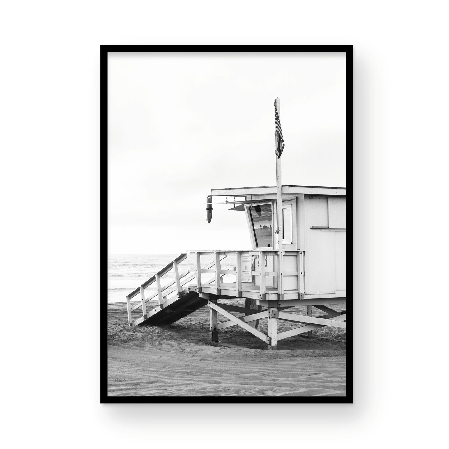 Hermosa Beach, Three: Monochrome