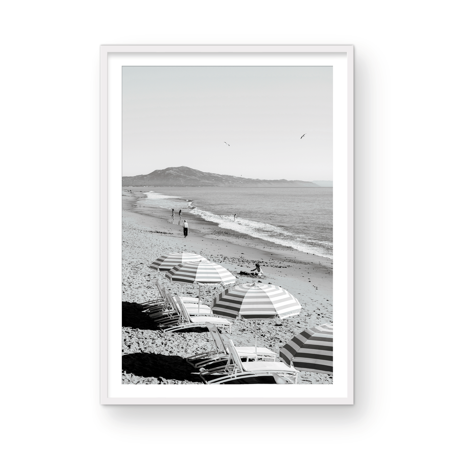 Miramar Beach, Two: Monochrome