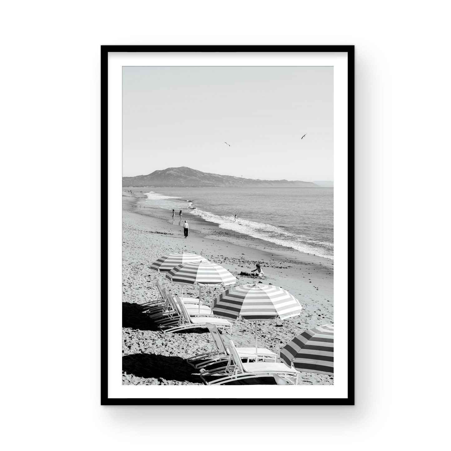 Miramar Beach, Two: Monochrome