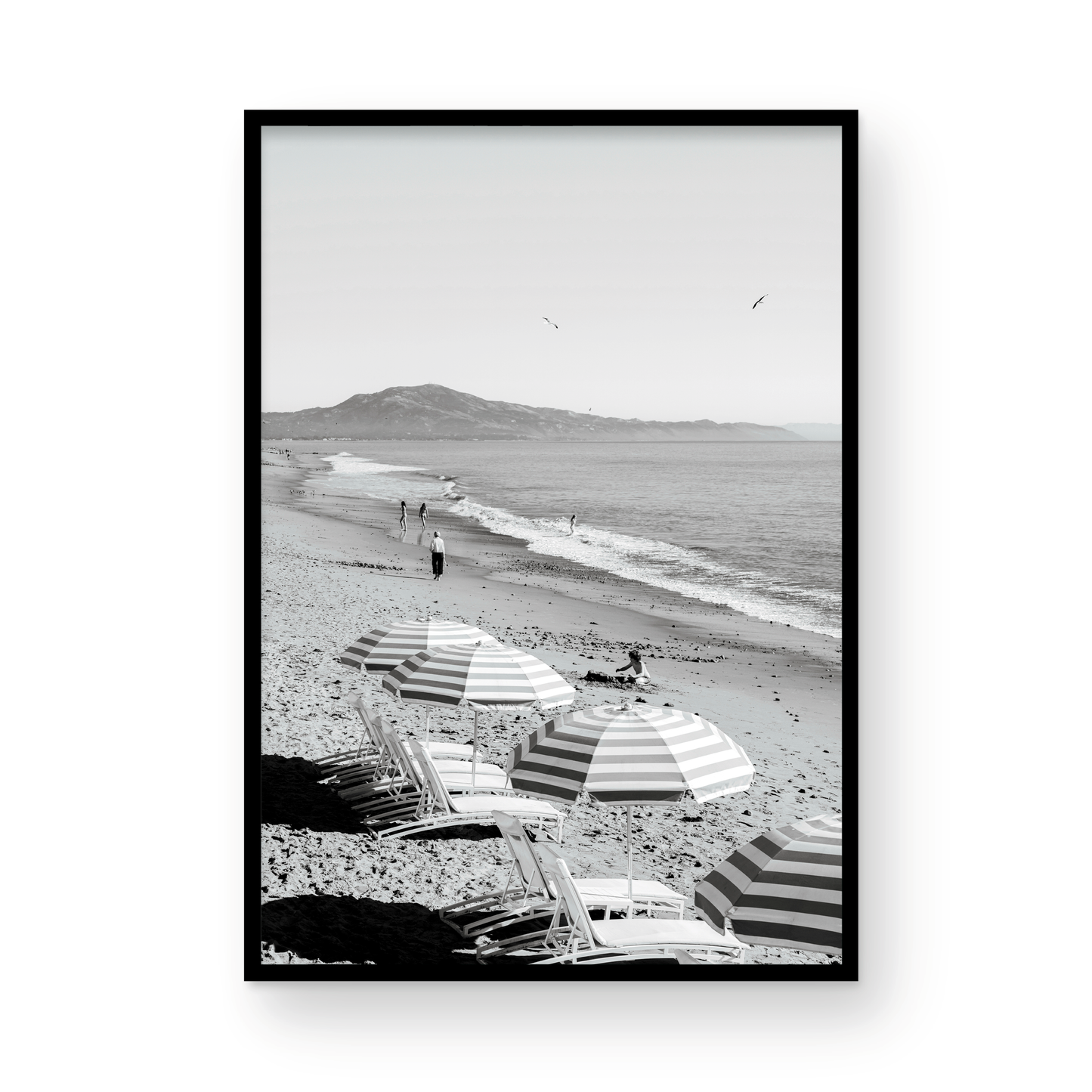 Miramar Beach, Two: Monochrome