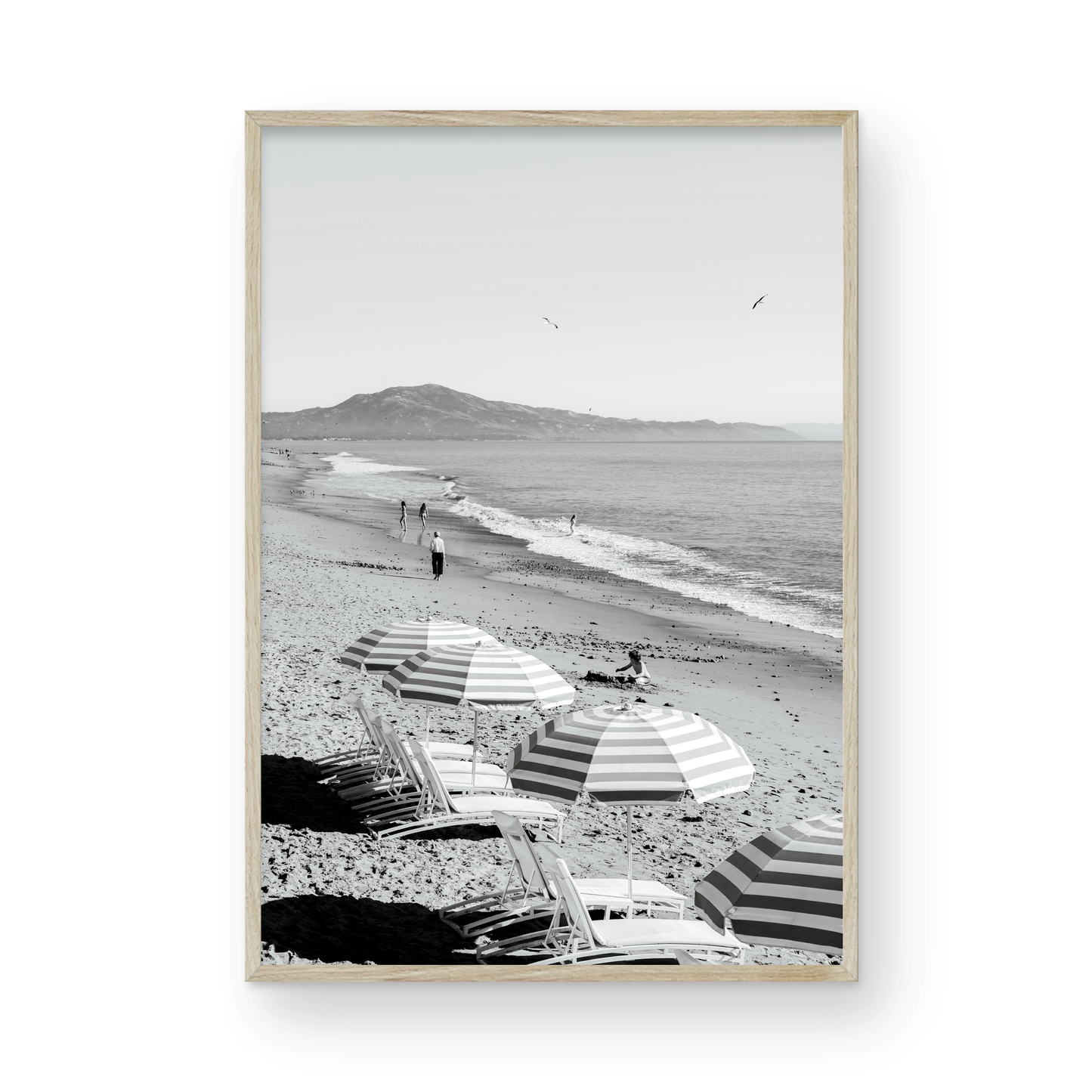 Miramar Beach, Two: Monochrome