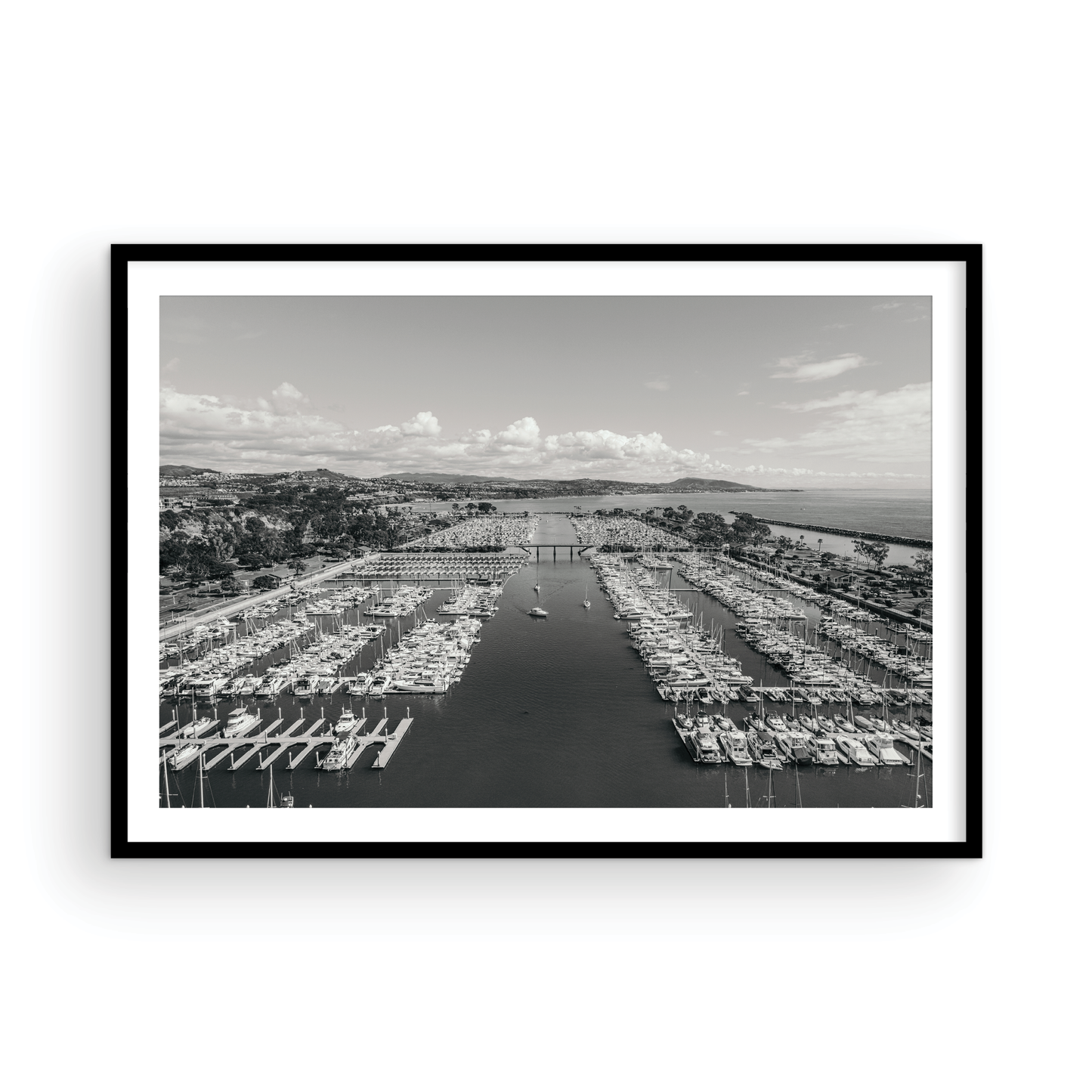 Dana Point Harbor, Ten: Monochrome