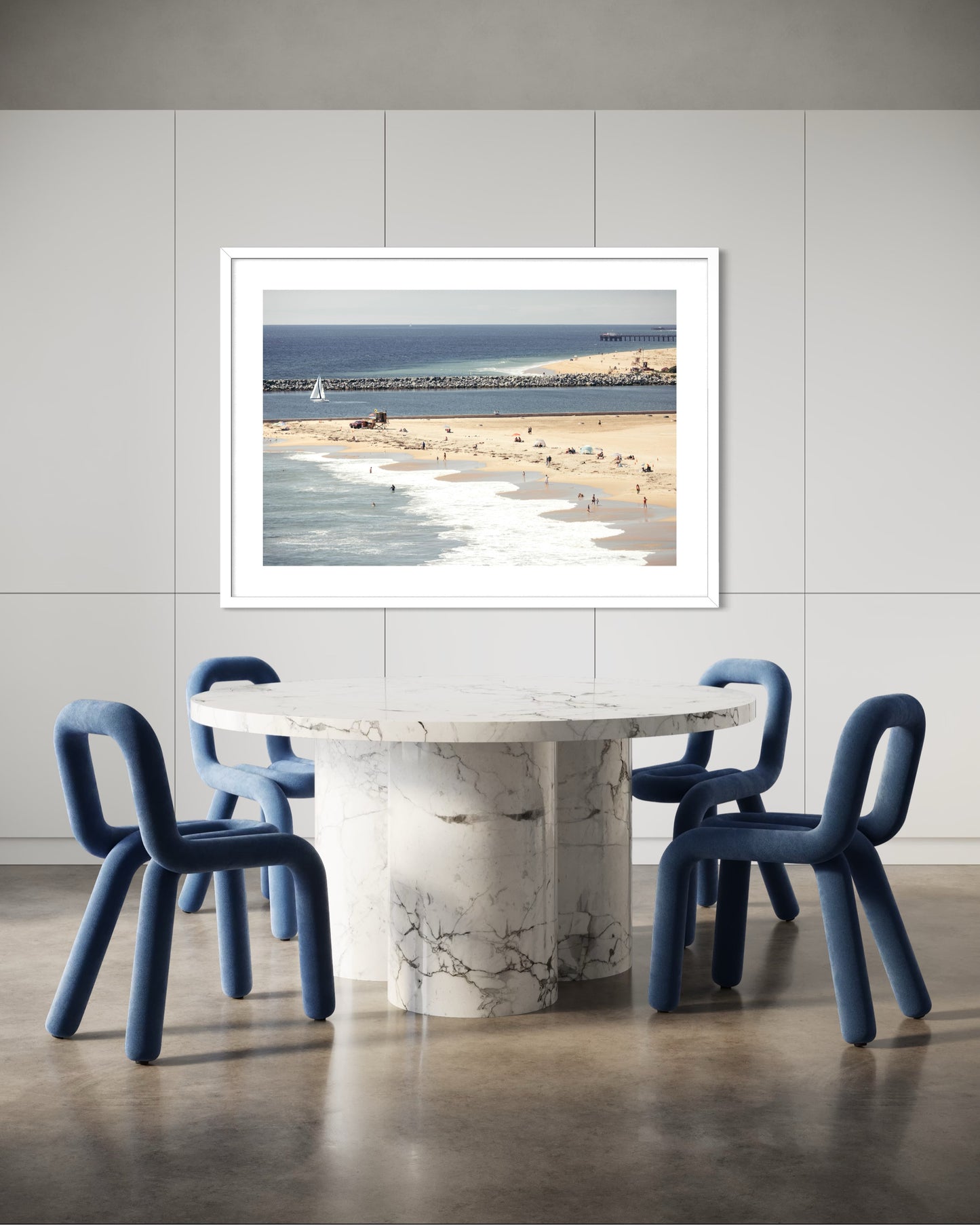 Corona del Mar coastal wall art by Sharon Williams