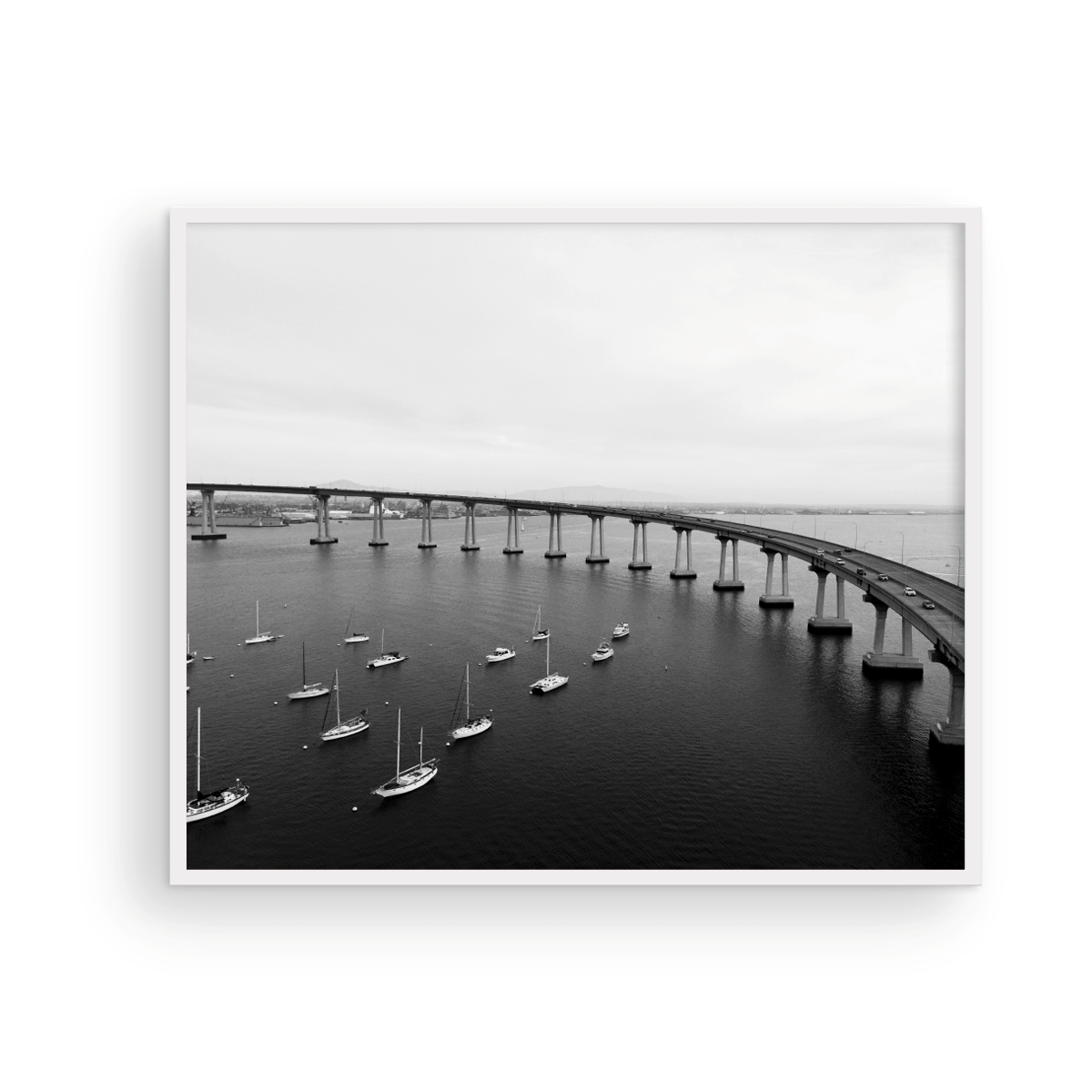 Coronado Bridge, Three: Monochrome