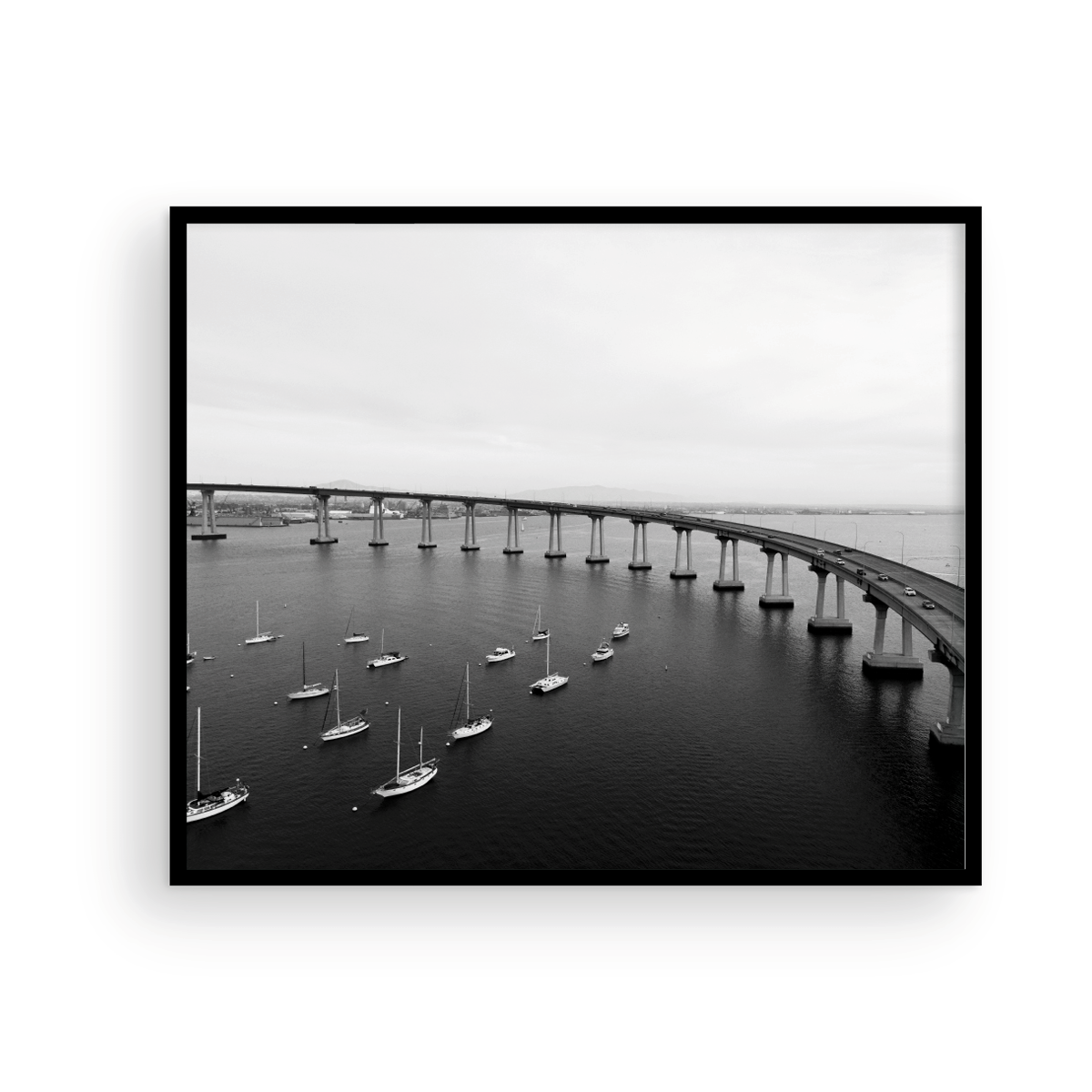 Coronado Bridge, Three: Monochrome