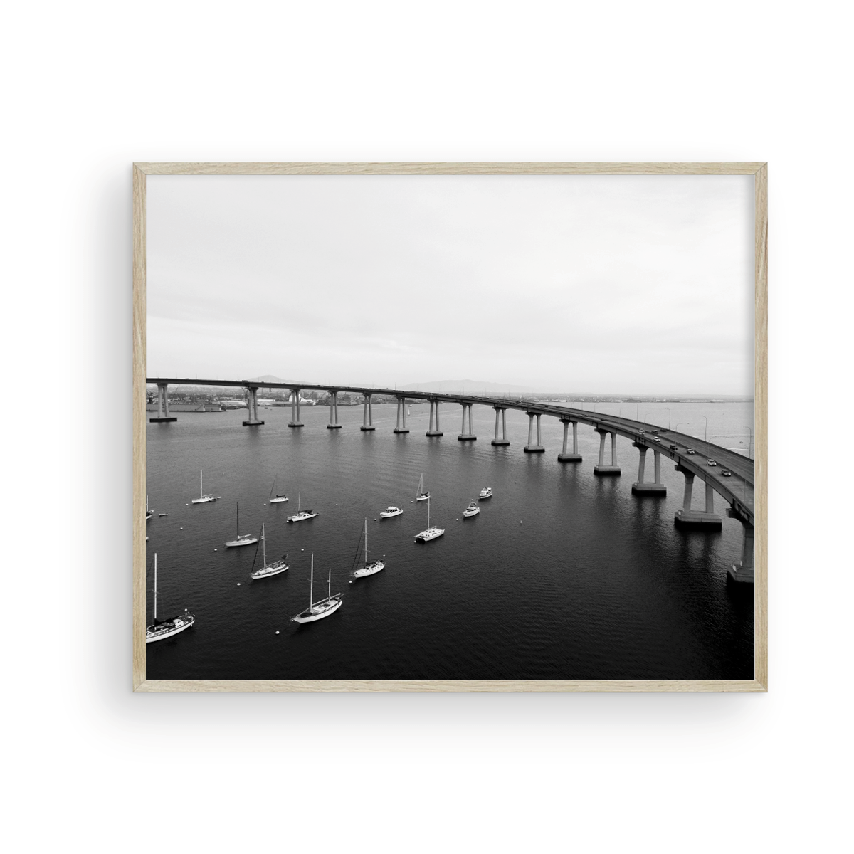Coronado Bridge, Three: Monochrome