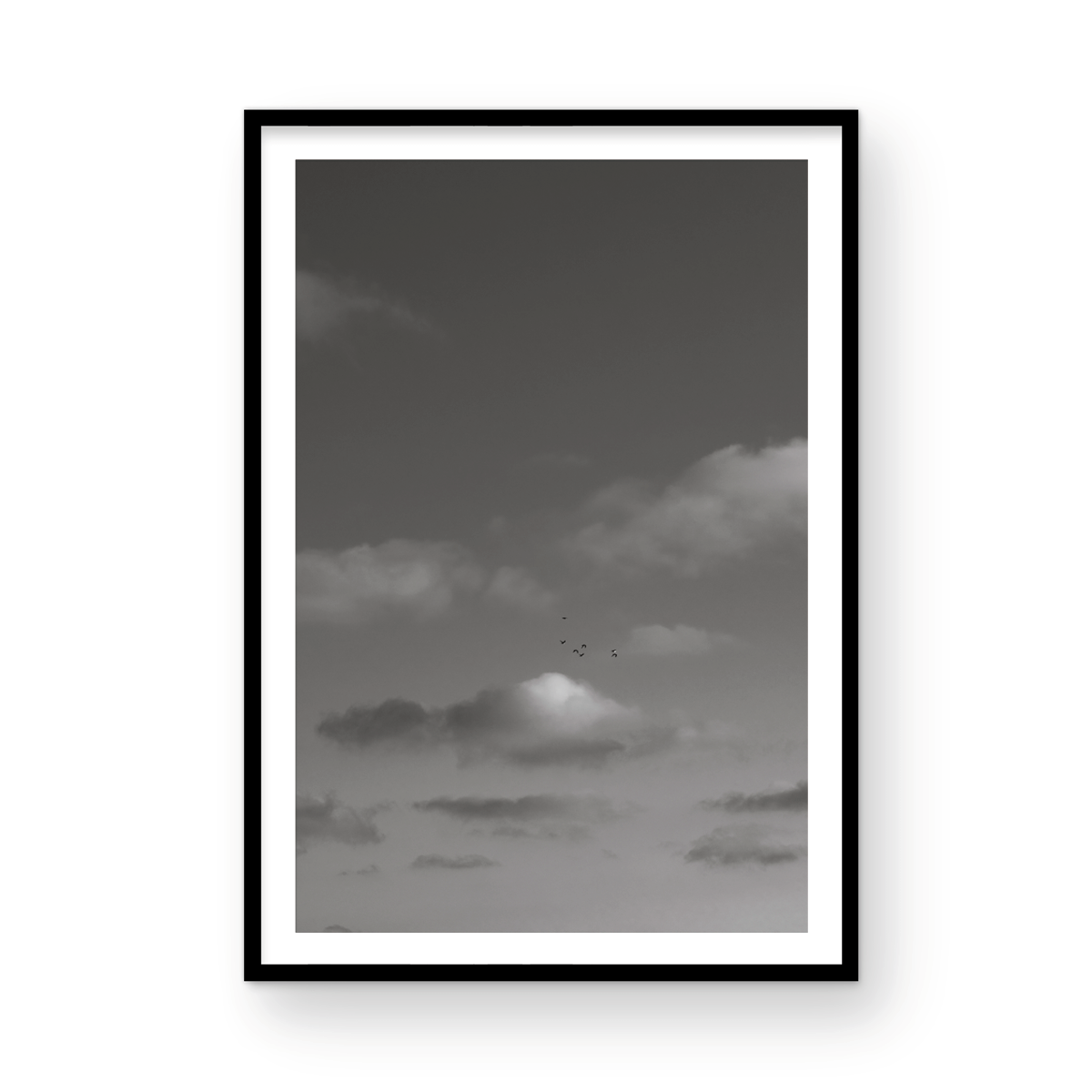 Cloud Study, Seven: Monochrome