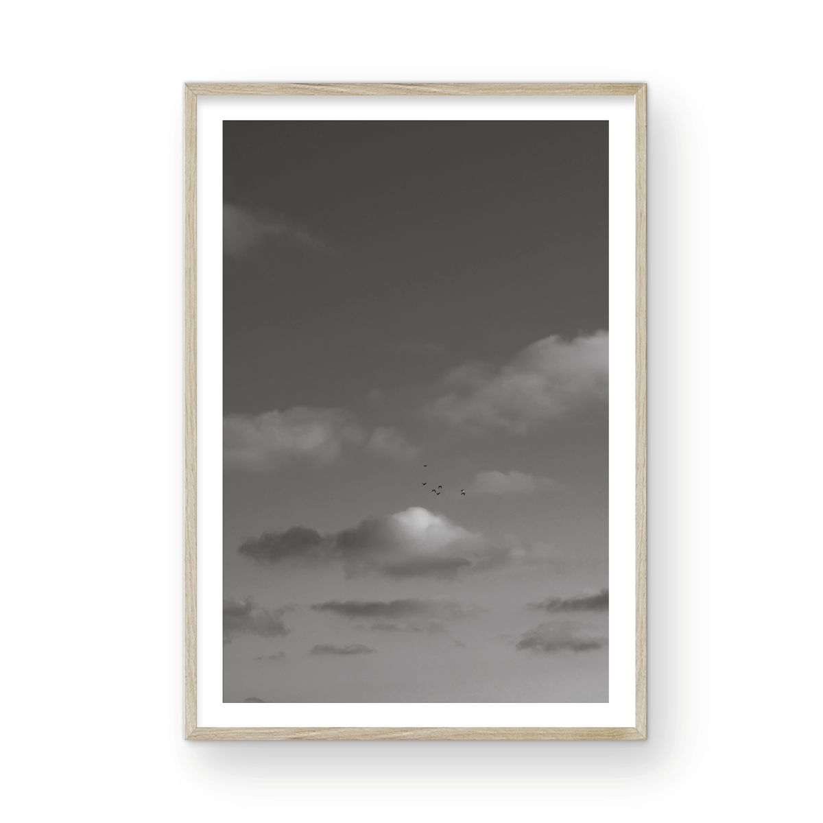 Cloud Study, Seven: Monochrome