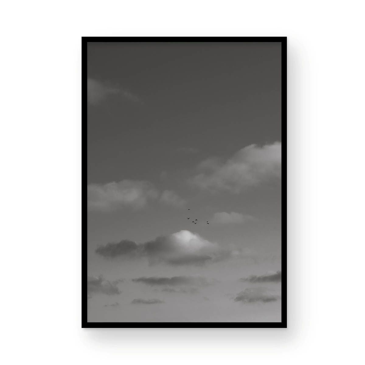 Cloud Study, Seven: Monochrome