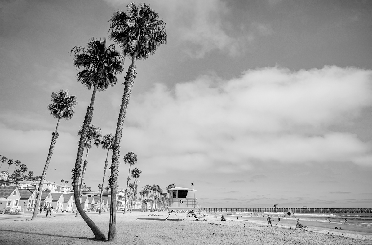 Oceanside, Four: Monochrome
