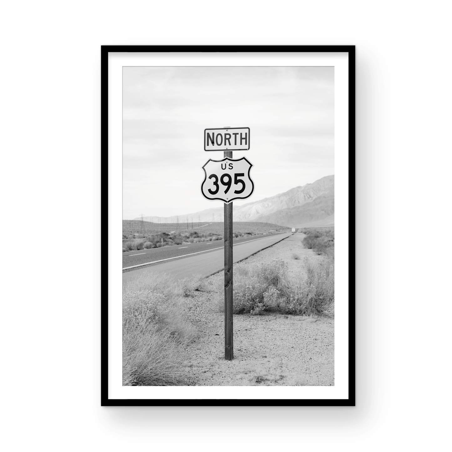 Highway 395, One: Monochrome