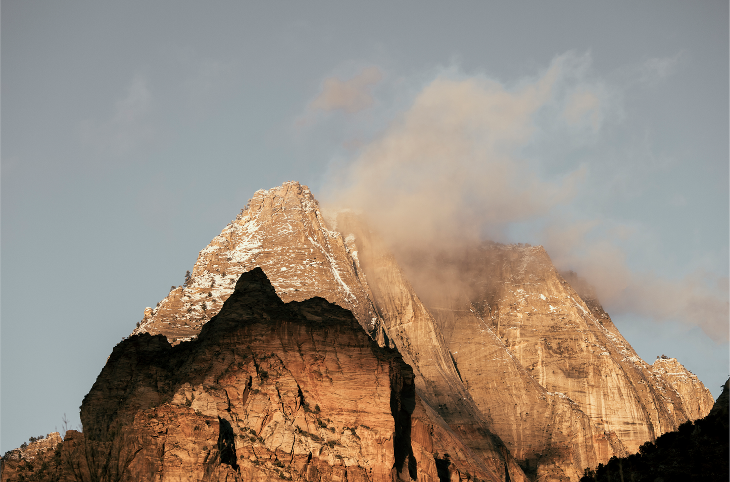 Sunset in Zion, Three