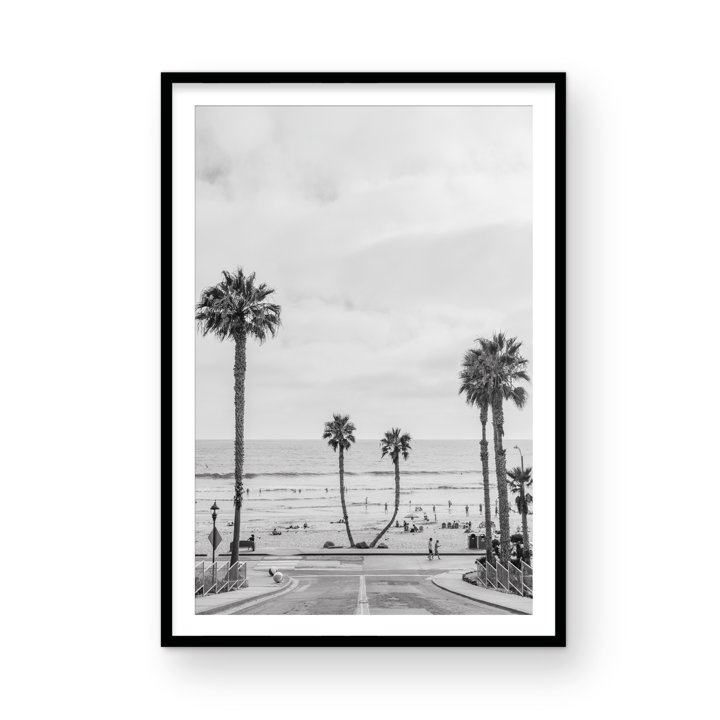 Oceanside, Two: Monochrome