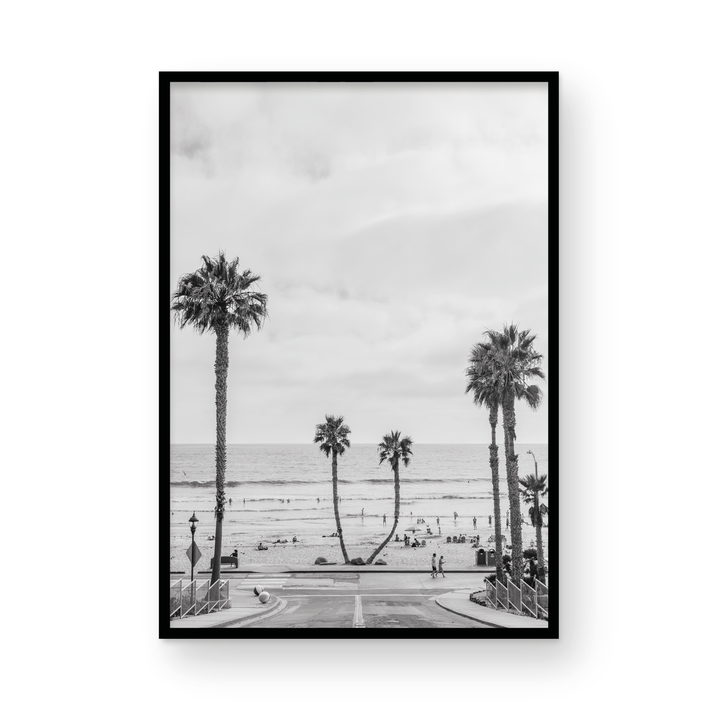 Oceanside, Two: Monochrome