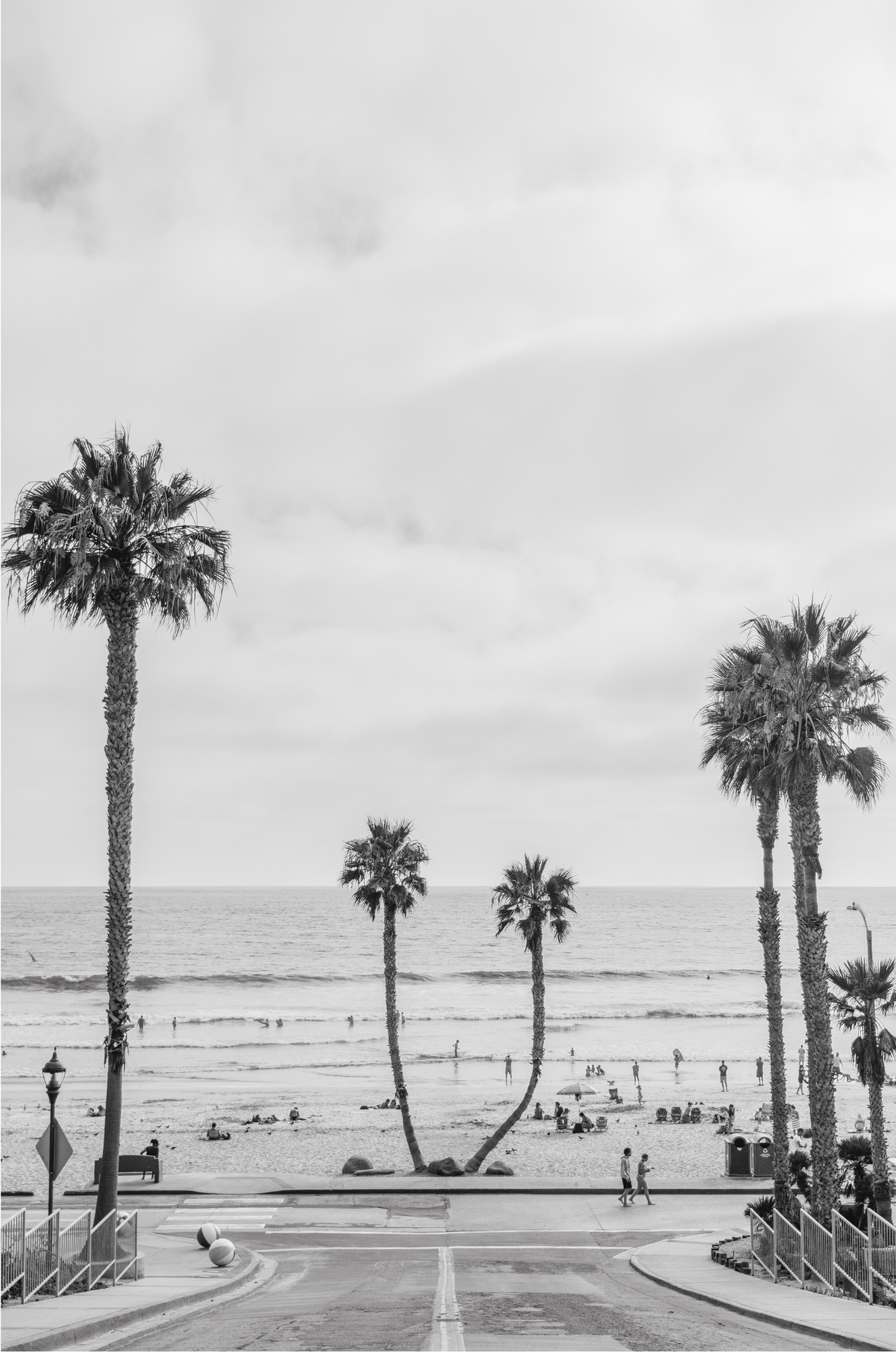 Oceanside, Two: Monochrome