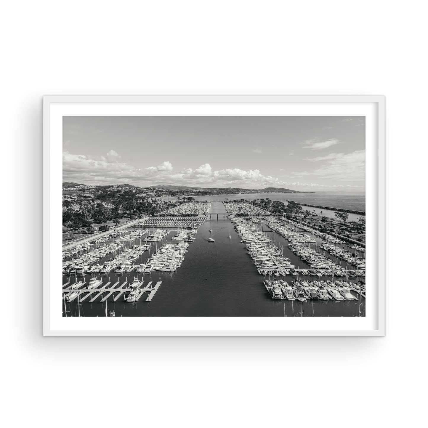 Dana Point Harbor, Ten: Monochrome