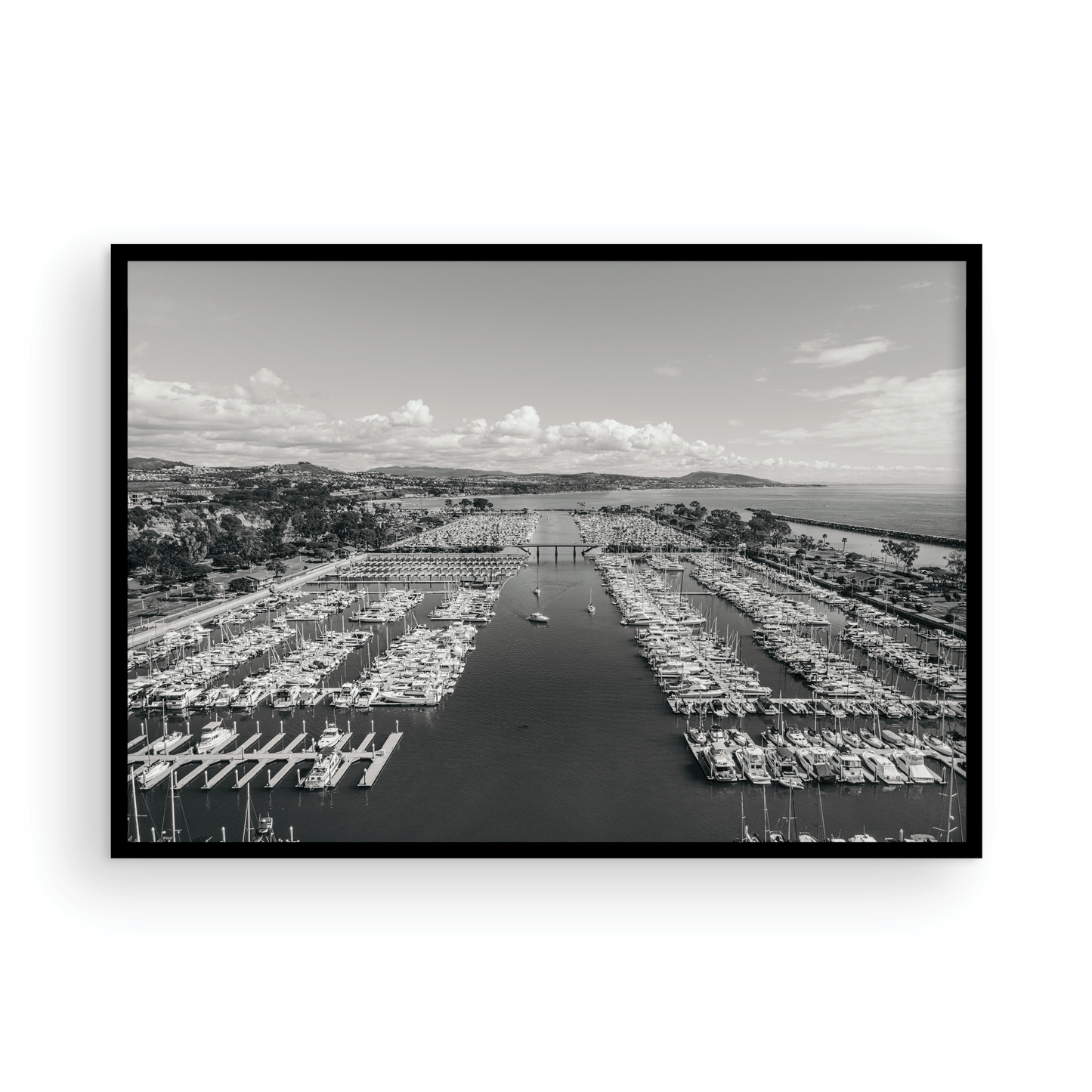 Dana Point Harbor, Ten: Monochrome