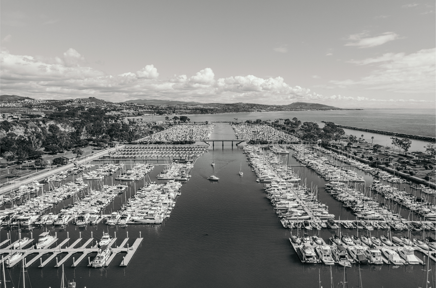 Dana Point Harbor, Ten: Monochrome