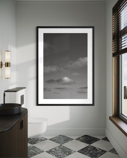 Cloud Study, Seven: Monochrome