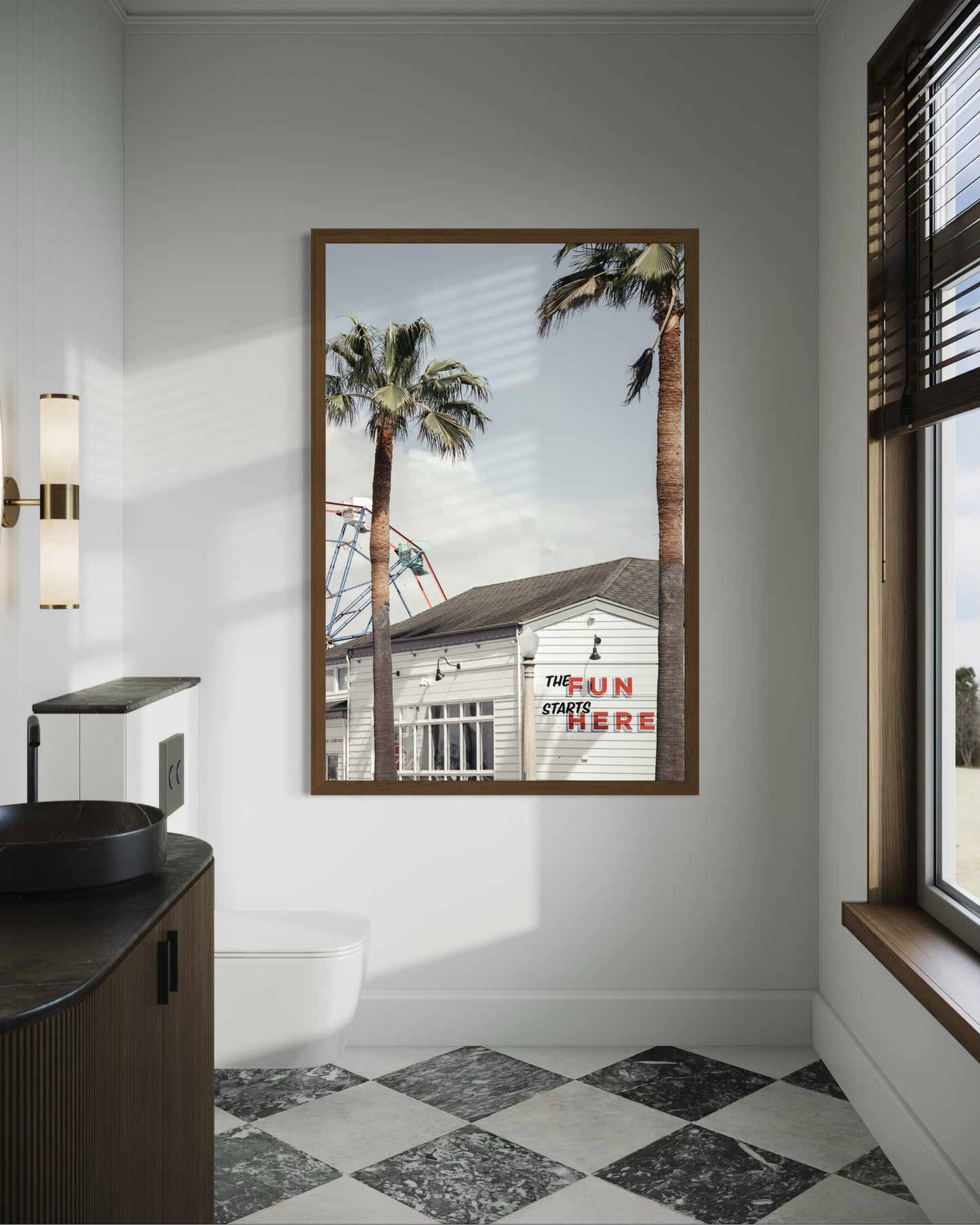 Fine art photograph of the Fun Zone in Newport Beach, California by Sharon Williams