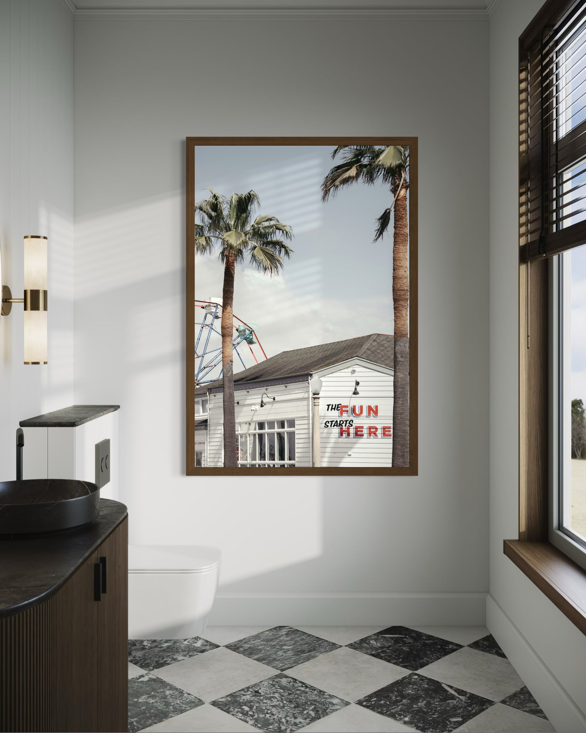 Fine art photograph of the Fun Zone in Newport Beach, California by Sharon Williams
