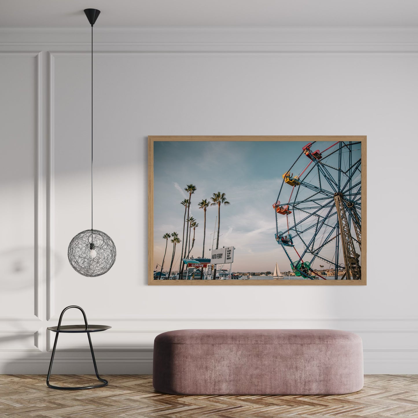 Fine art photograph of the Fun Zone in Newport Beach, California by Sharon Williams
