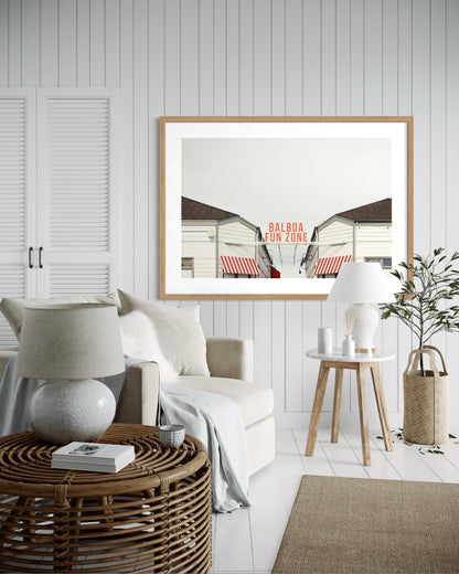 Fine art photograph of the Fun Zone in Newport Beach, California by Sharon Williams